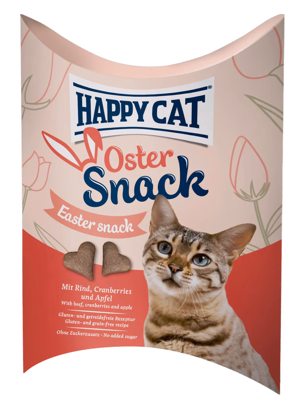 Happy Cat Påske Snacks M/Oksekjøtt, Tranebær & Eple 70g