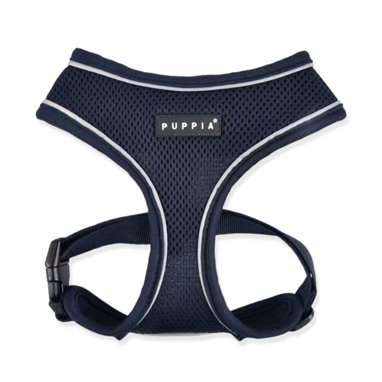 Puppia Soft Harness A PRO m refleks Blå / Navy