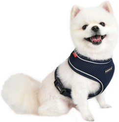 Puppia Soft Harness A PRO m refleks Blå / Navy