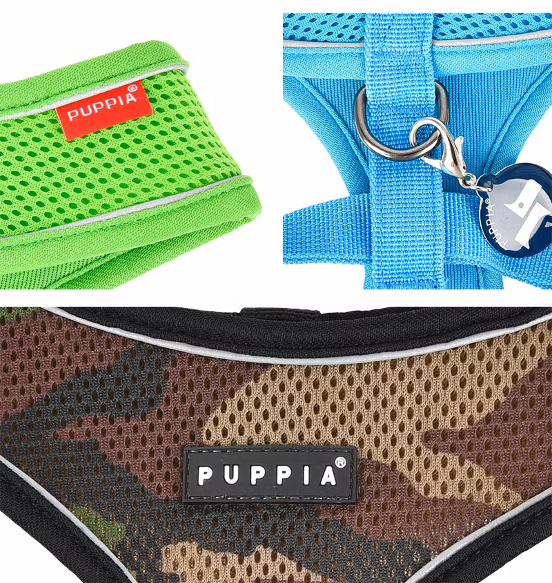 Puppia Soft Harness A PRO m refleks Blå / Navy
