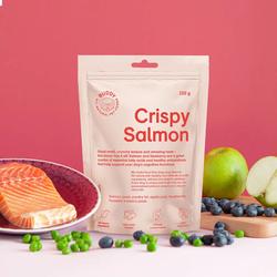 Buddy Crunchy Snack Salmon - Laks & Blåbær 150g