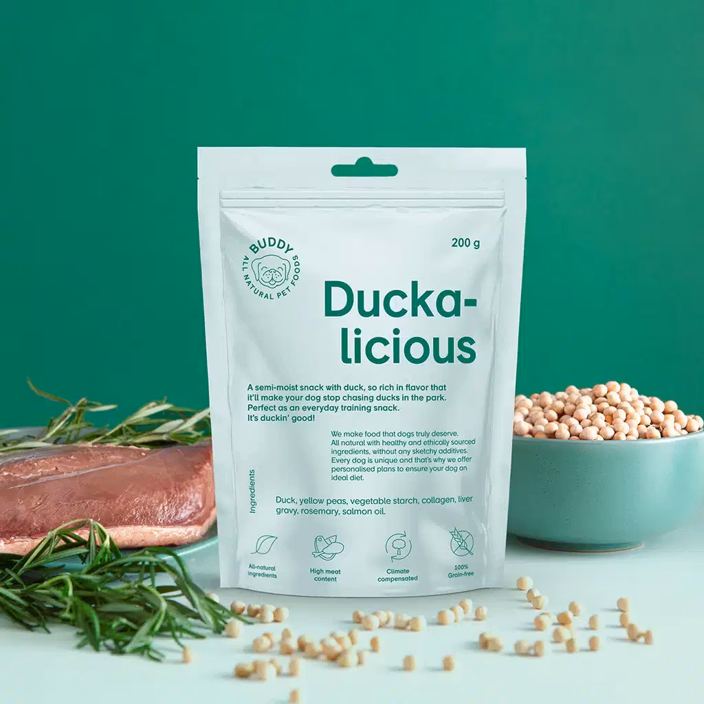 Buddy Semi-moist Snack Duck & Rosemary 200g