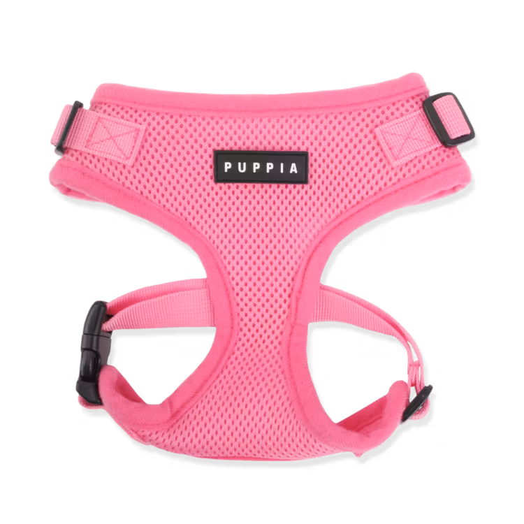 Puppia Ritefit Air Mesh Harness Rosa / Pink med justering i både nakke og bryst