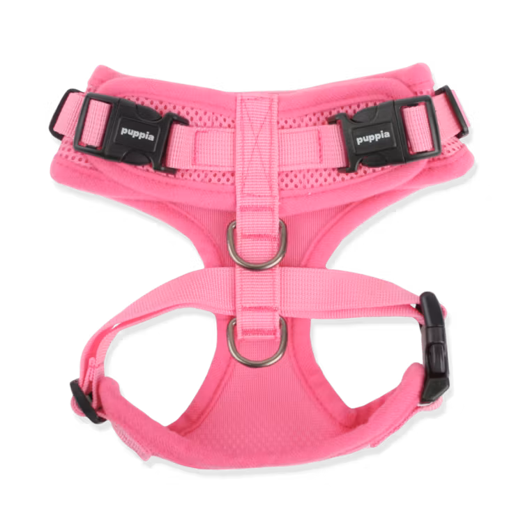 Puppia Ritefit Air Mesh Harness Rosa / Pink med justering i både nakke og bryst