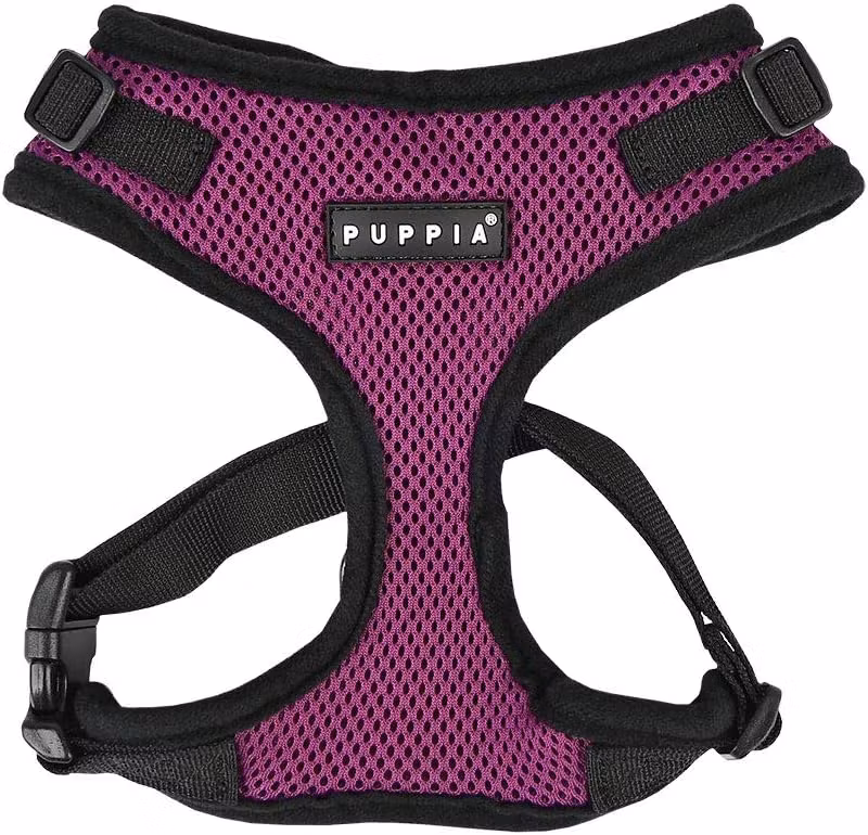 Puppia Ritefit Air Mesh Harness Lilla / Purple med justering i både nakke og bryst