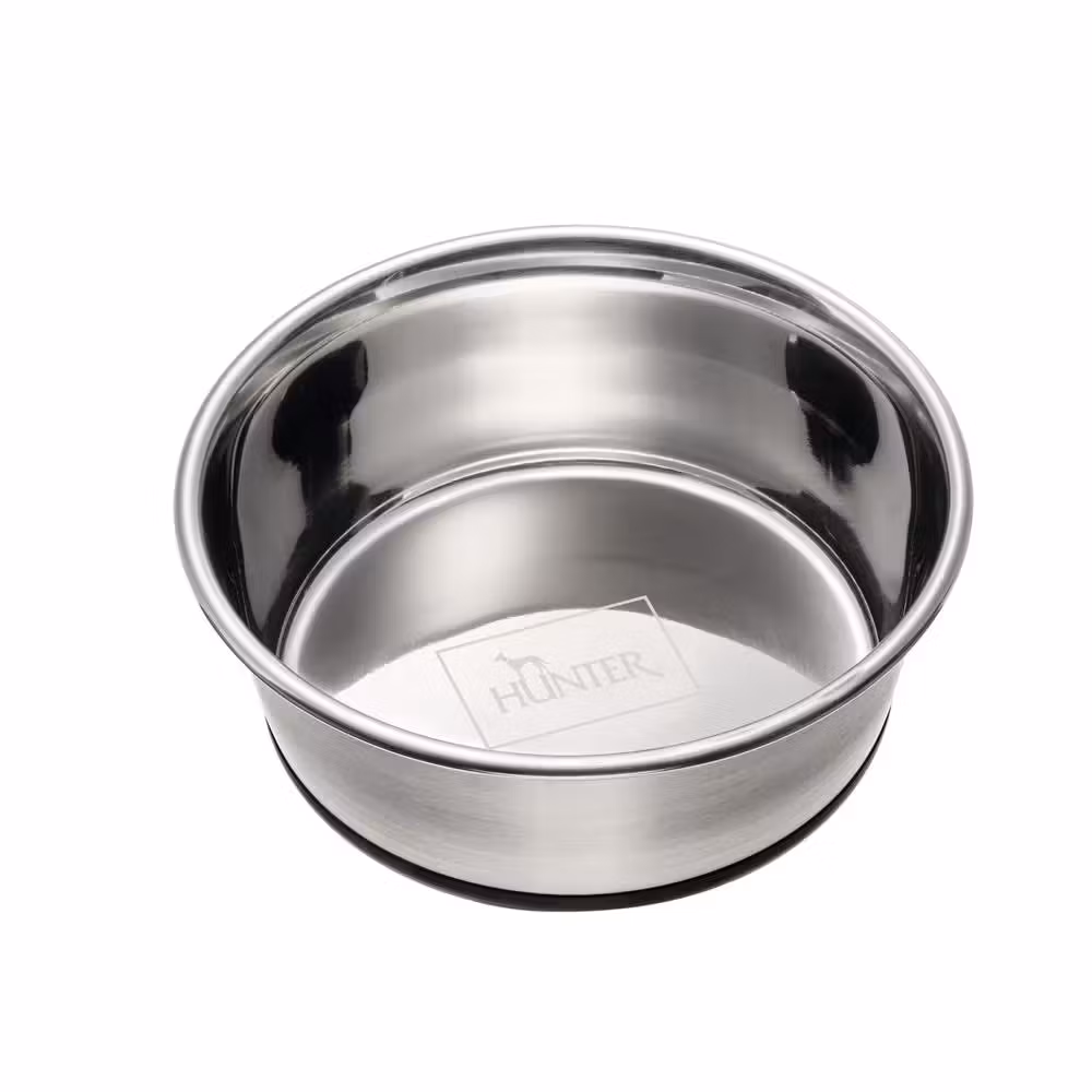 Hunter Bowl stainless steel Gummiert