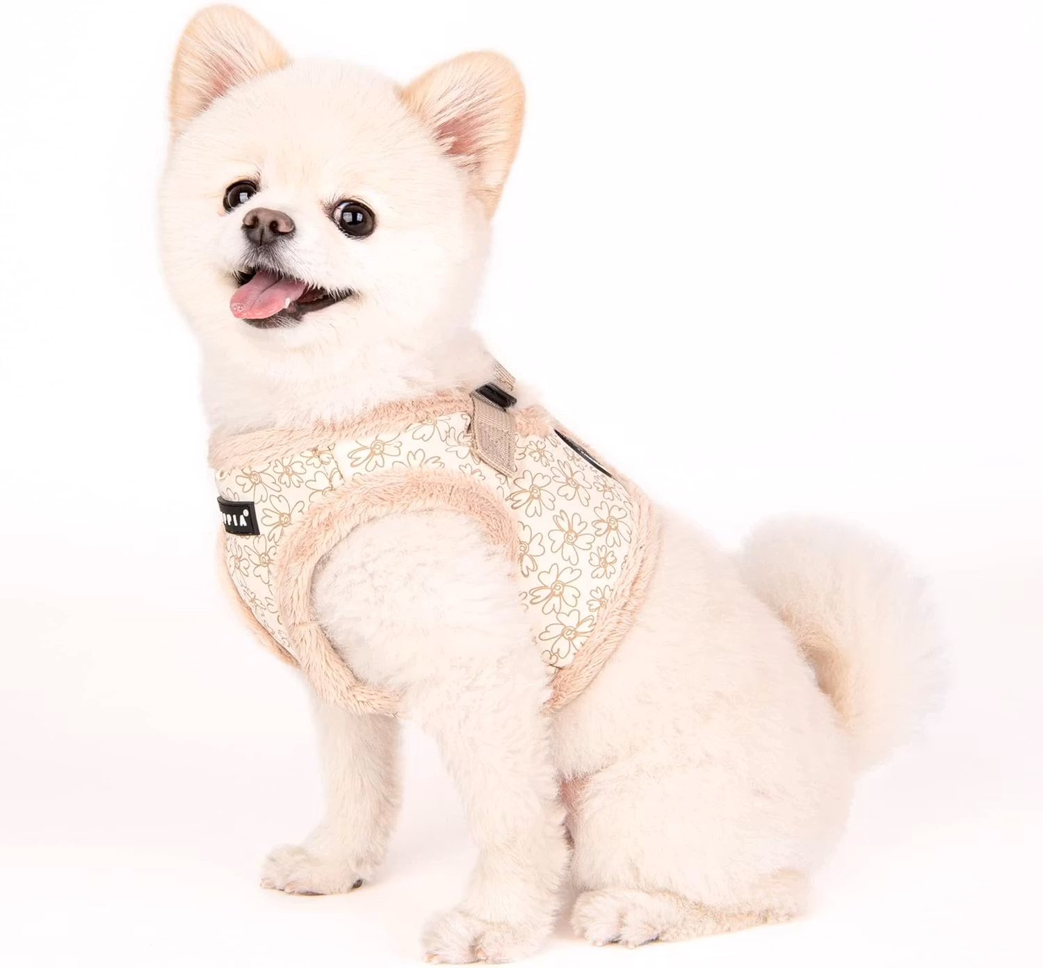 Puppia Hepatica Harness B Beige/Sort L