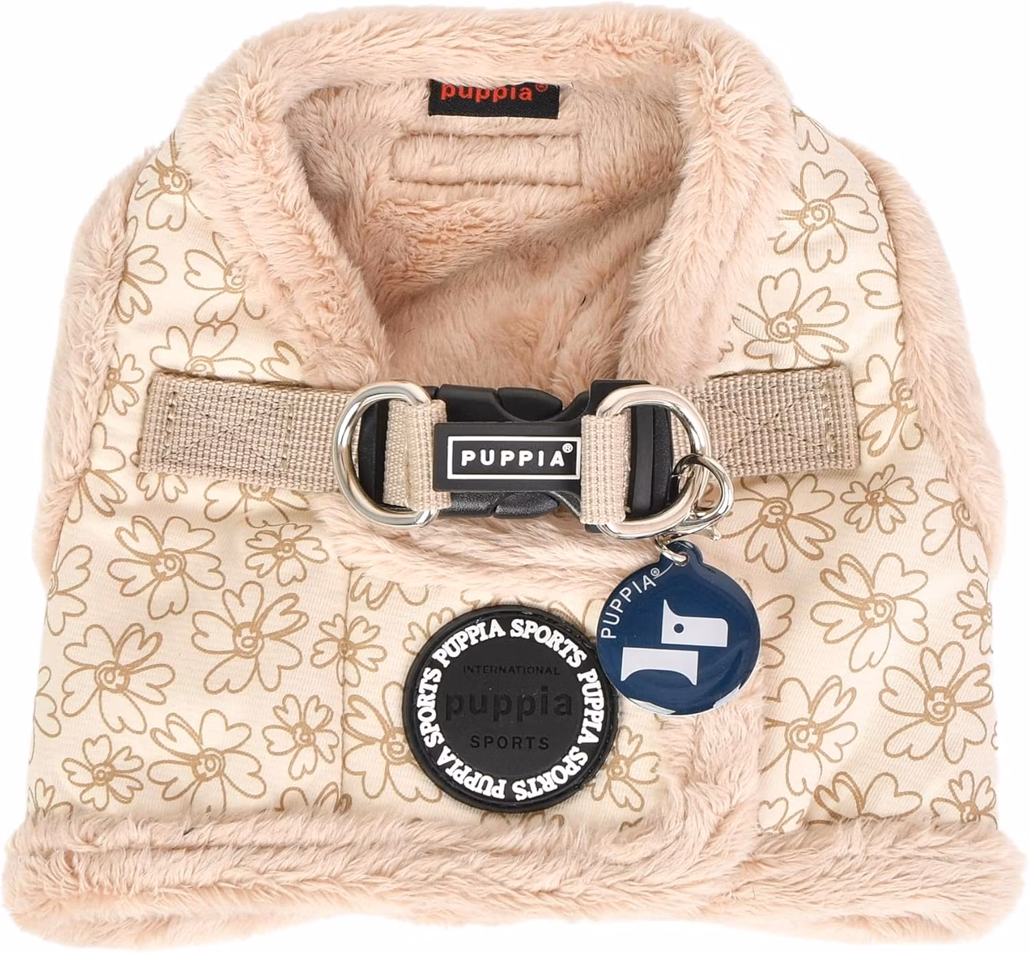 Puppia Hepatica Harness B Beige/Sort L