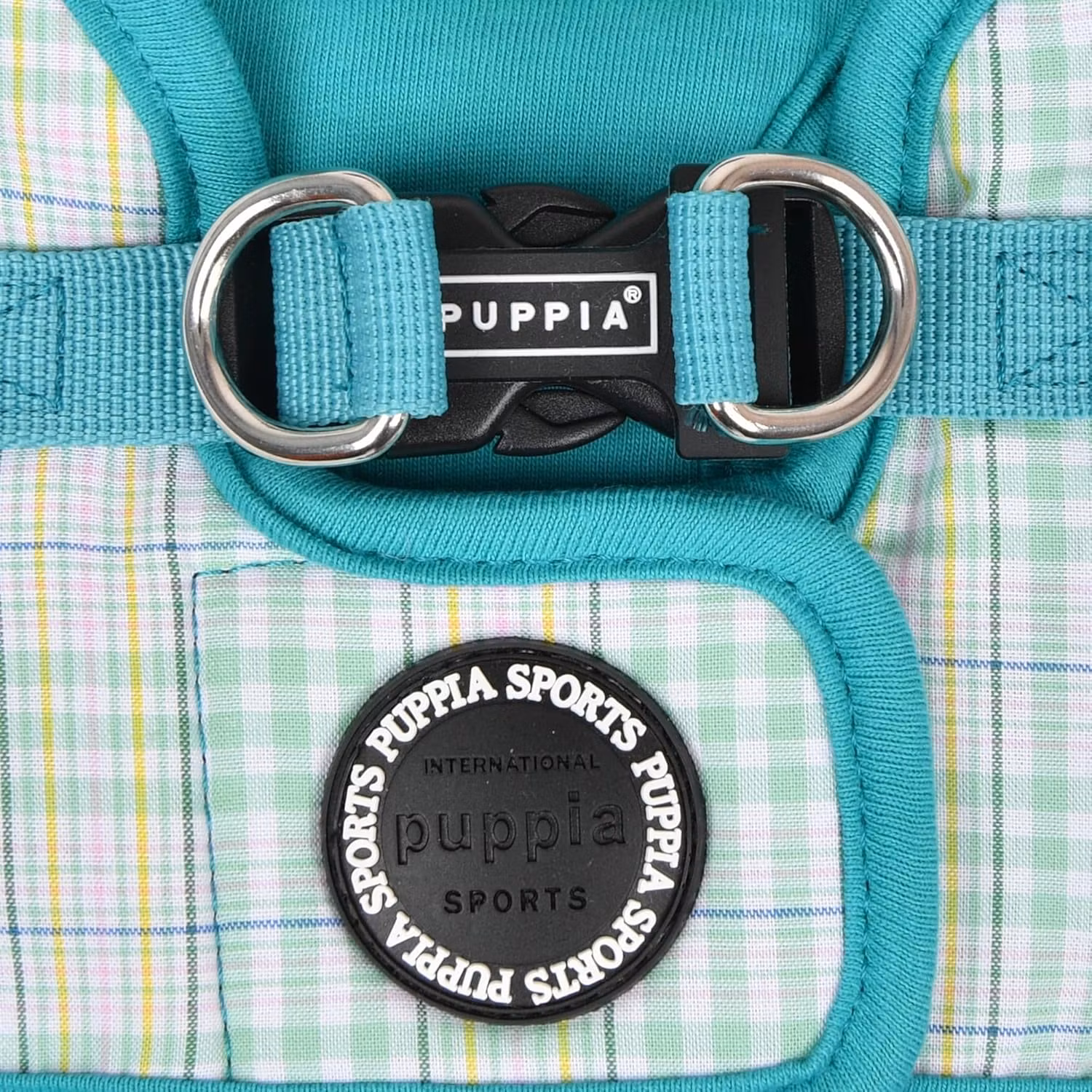 Puppia Luke Harness B Aqua