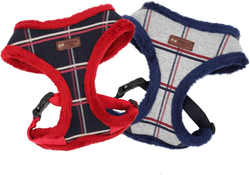 Puppia Scholastic Harness A Blå / Navy + Grå / Grey