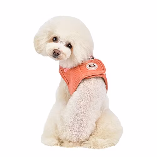 Puppia Classy Harness B Fersken/Grå/Blå // Peach/Grey/Navy