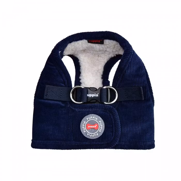 Puppia Classy Harness B Fersken/Grå/Blå // Peach/Grey/Navy