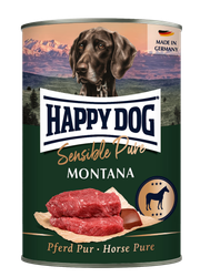 Happy Dog Boksemat Sensible Pure Montana M/Hest 400g