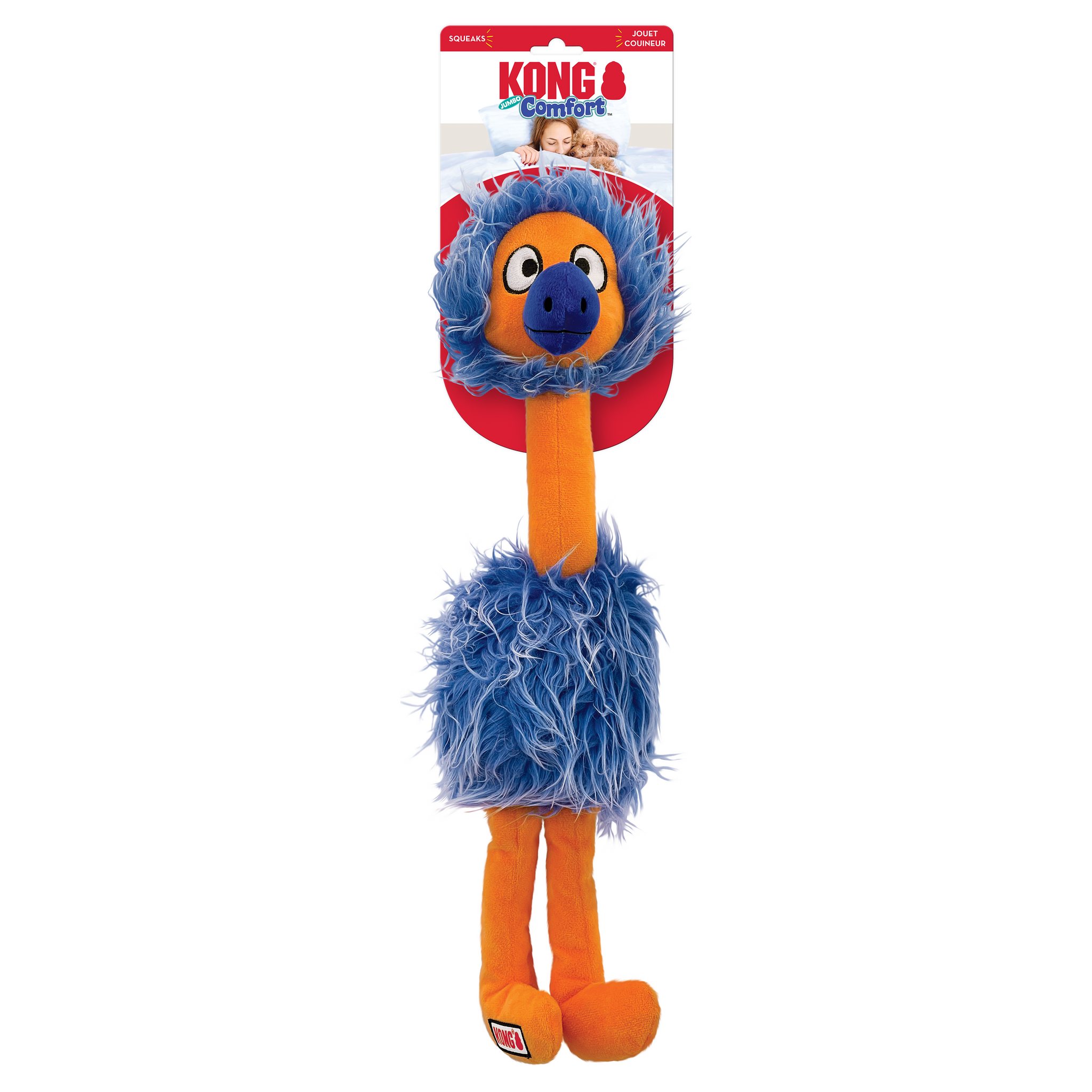 KONG Comfort Jumbo Birds XL assorterte farger