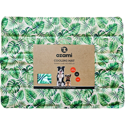Ozami Kjølematte Blader Grønn - Cooling Mat Green Leaf
