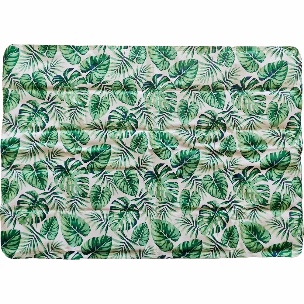 Ozami Kjølematte Blader Grønn - Cooling Mat Green Leaf