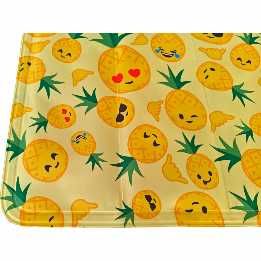 Ozami Kjølematte Ananas Gul - Cooling Mat Pineapple