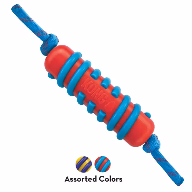 KONG Jaxx Brights Stick W/Rope Assorted
