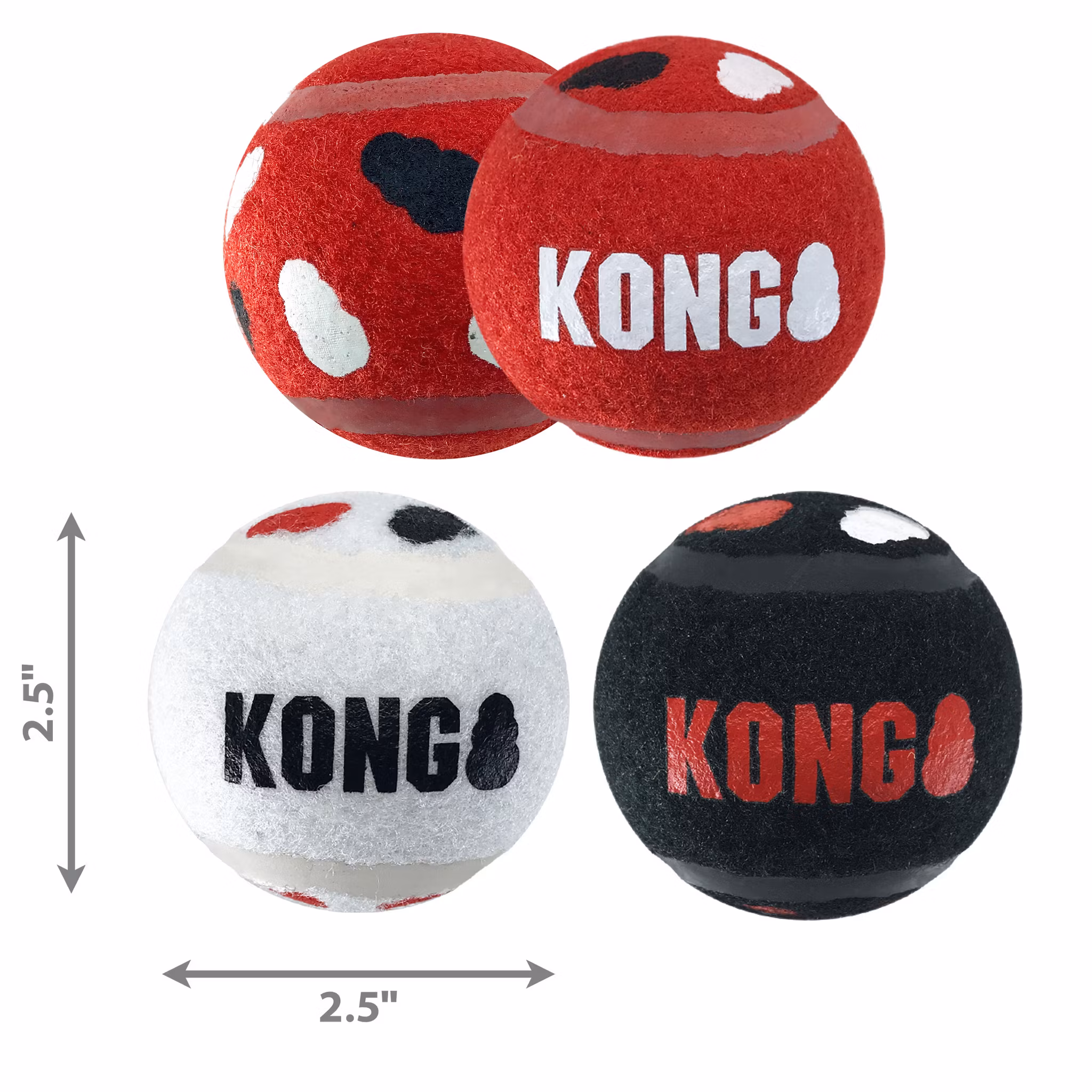 KONG Signature Sports Balls 3pk M