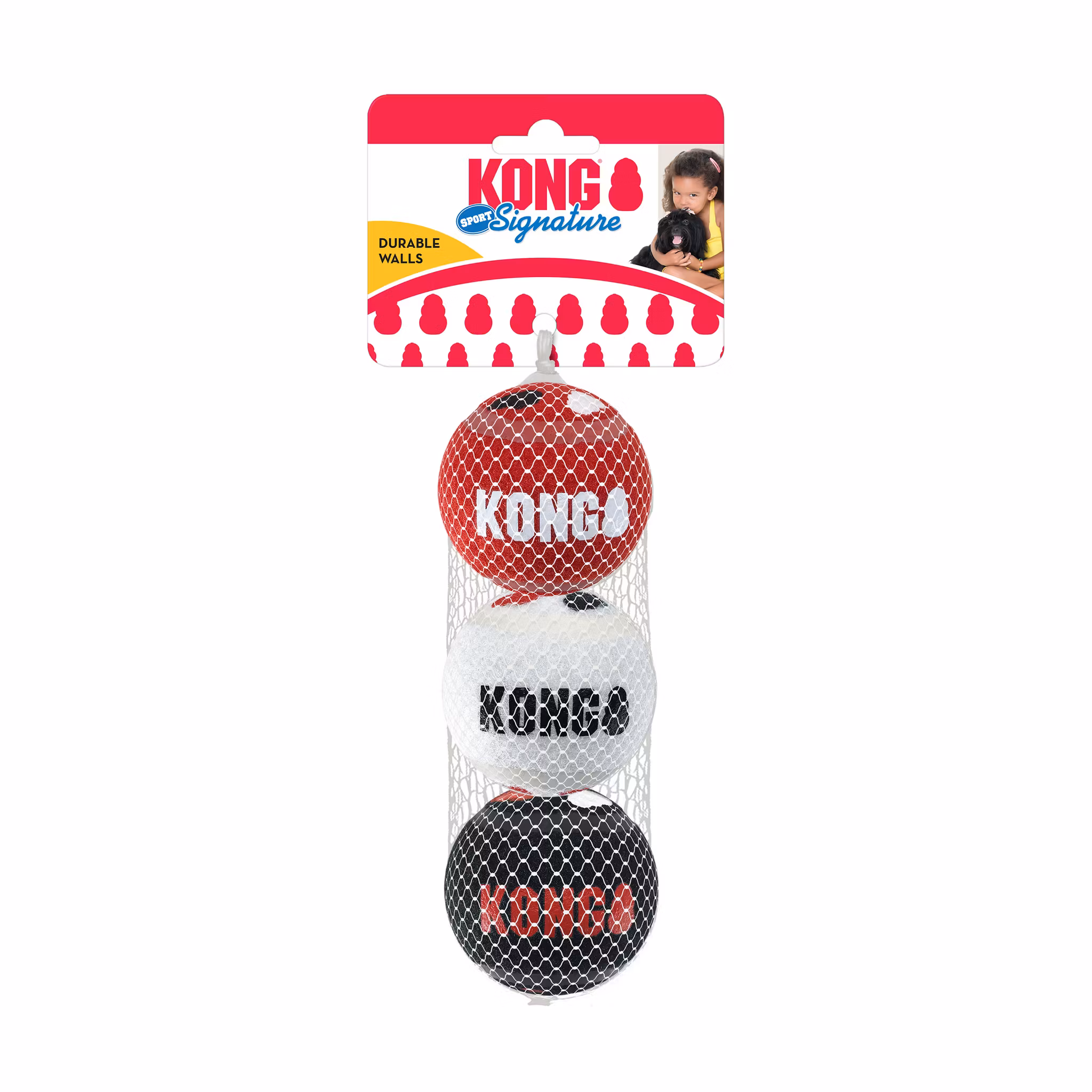KONG Signature Sports Balls 3pk M