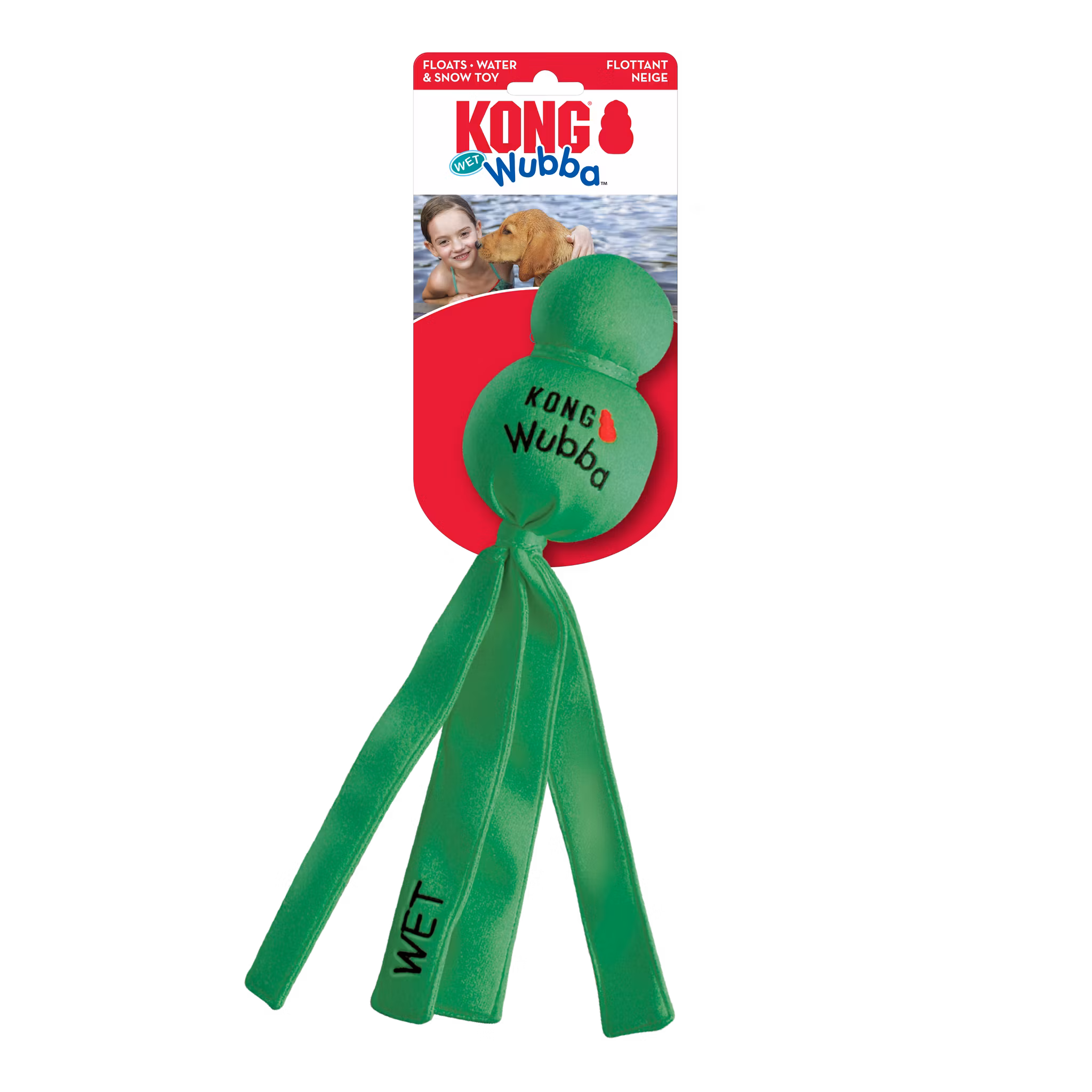 KONG Wubba Wet L Flyter Assorterte farger