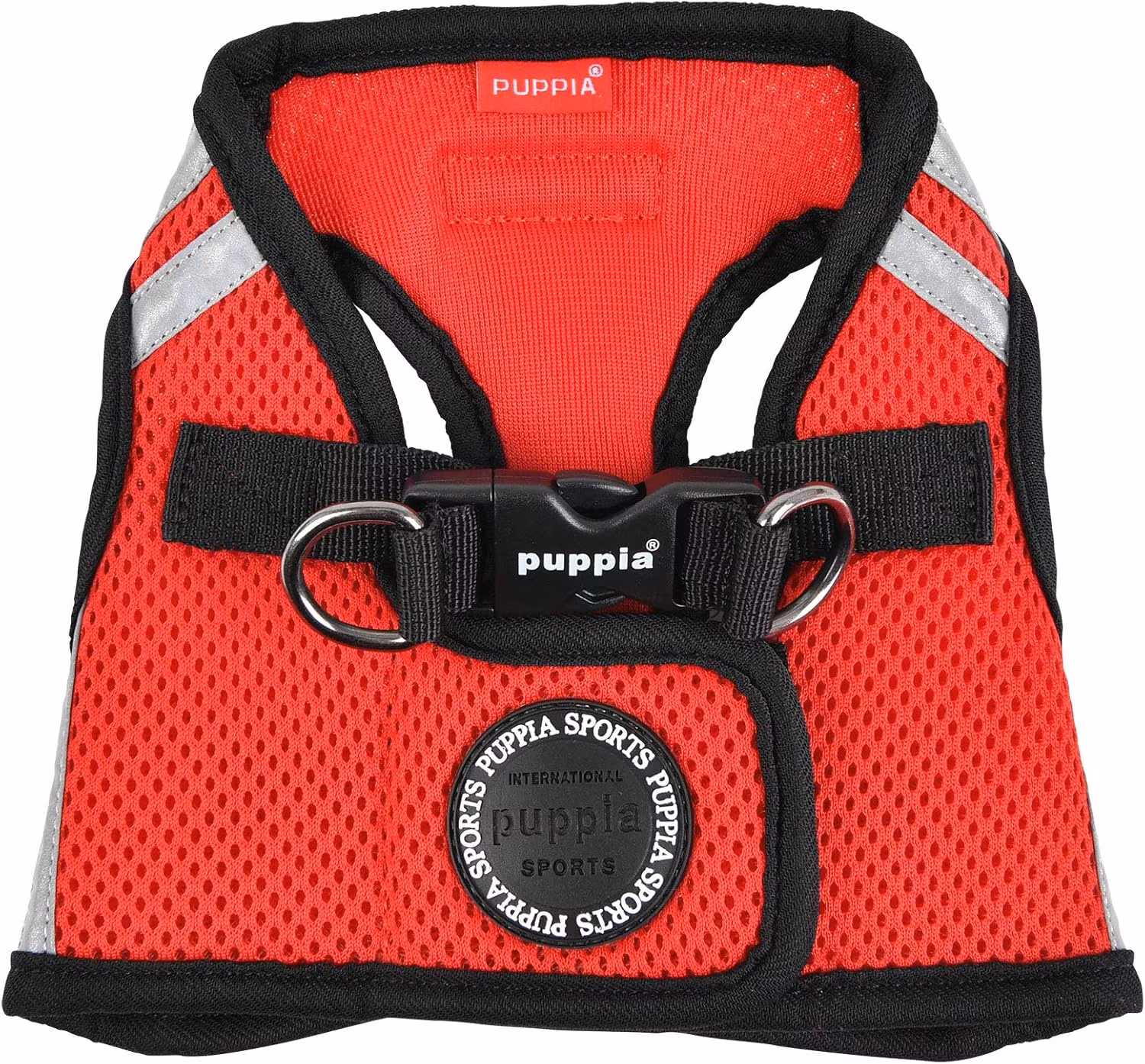 Puppia Soft Harness B PRO m refleks Rød/Red