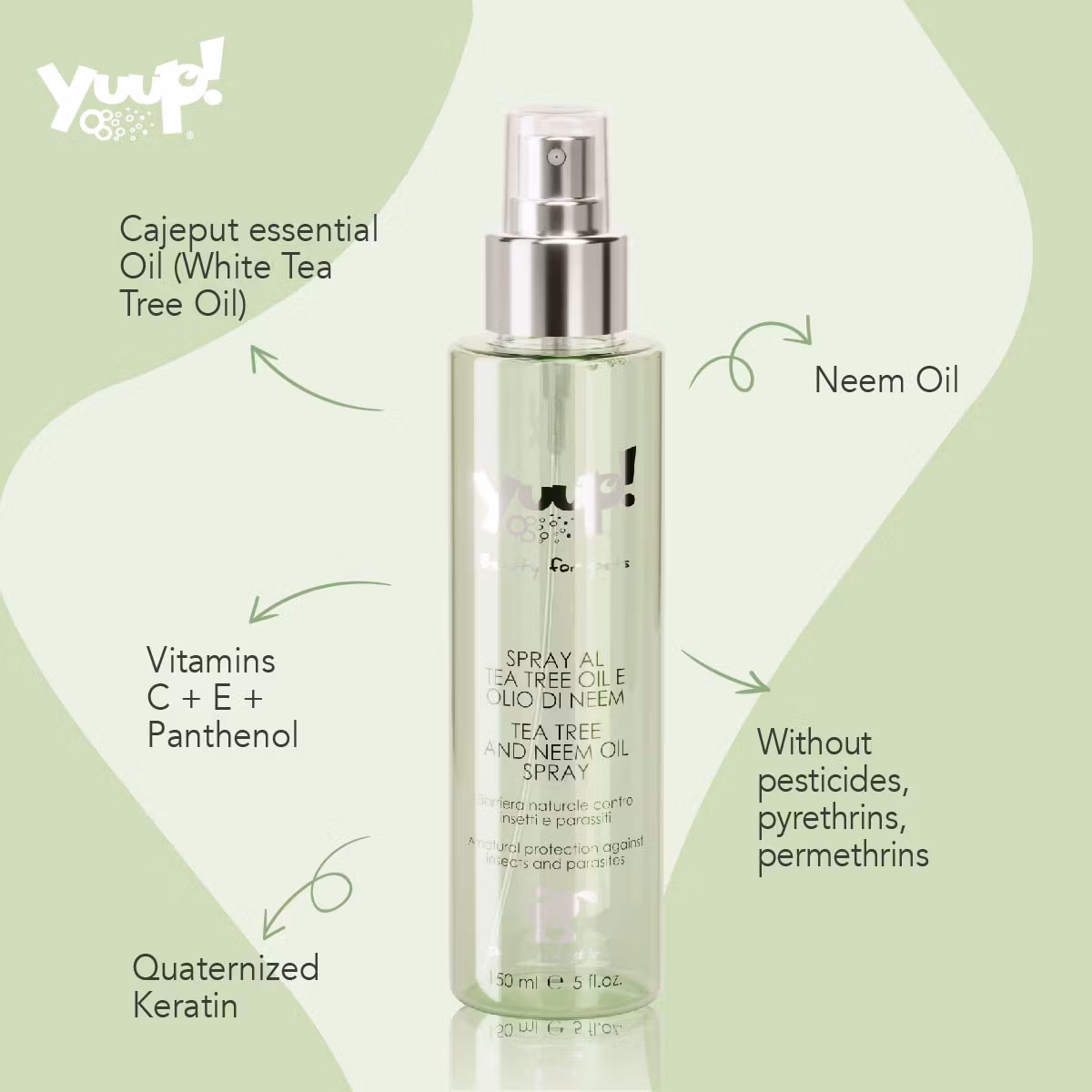 Yuup! Tea Tree and Neem Oil Spray 150ml