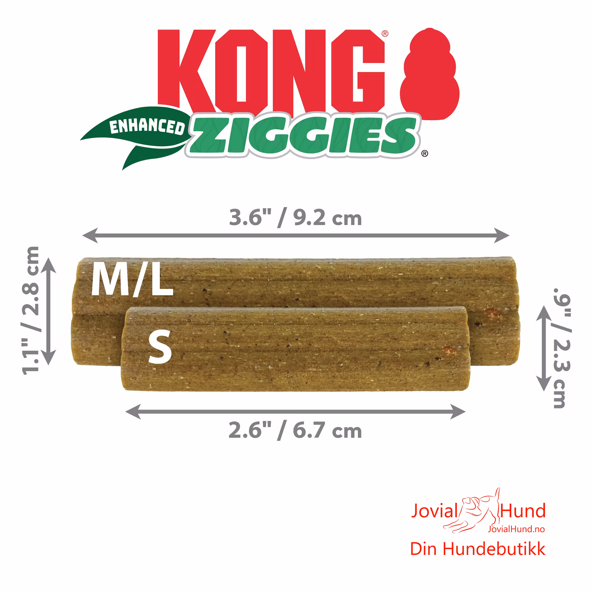 KONG Ziggies M/L 227g