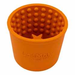 Lickimat Yoggie Pot Oransje Hundeskål