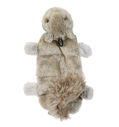 Gor Wild Dog Toy, med Multi Squeak - Ekorn