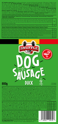 Snuffle Hundepølse M/And 800g