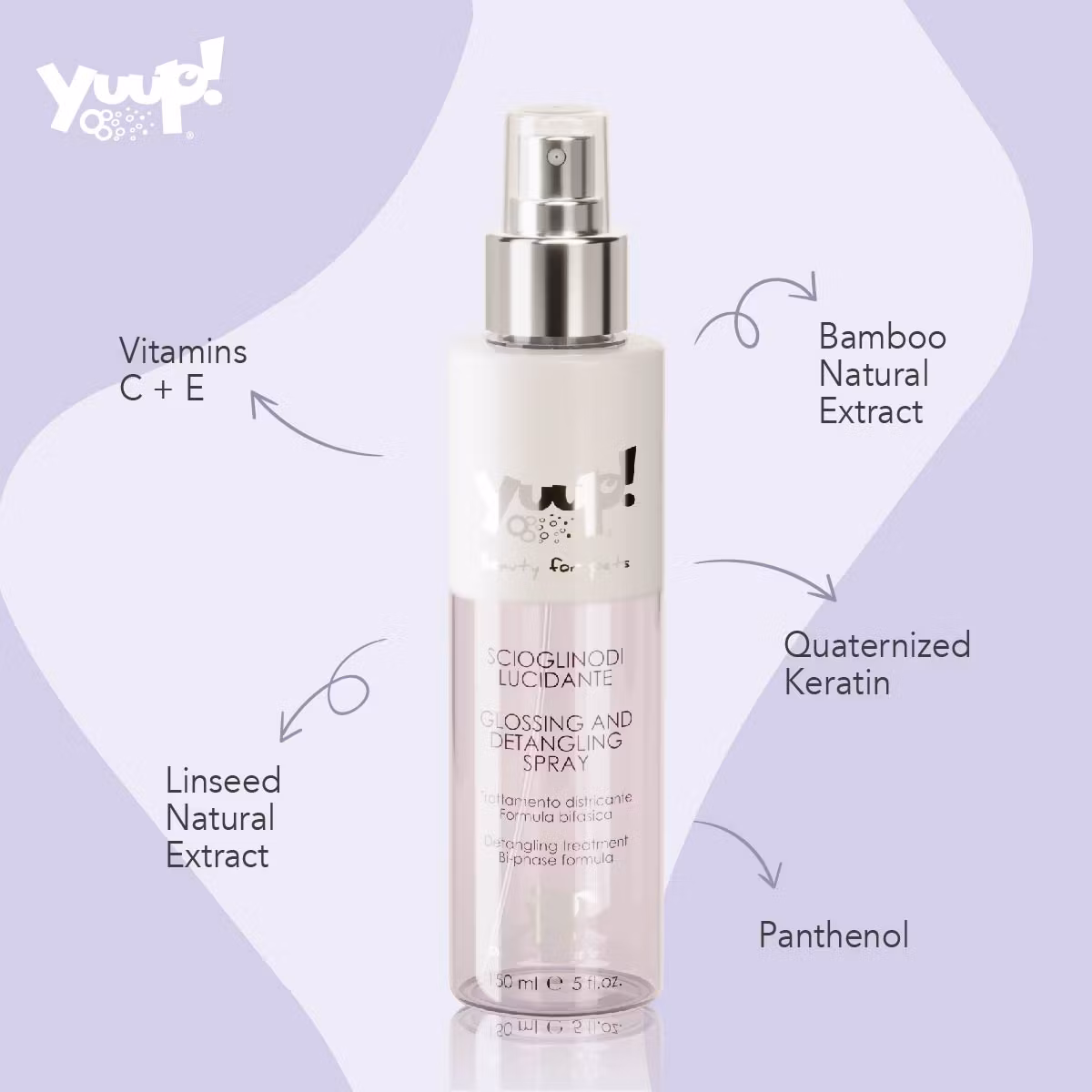 Yuup! Glossing and Detangling Spray 150ml