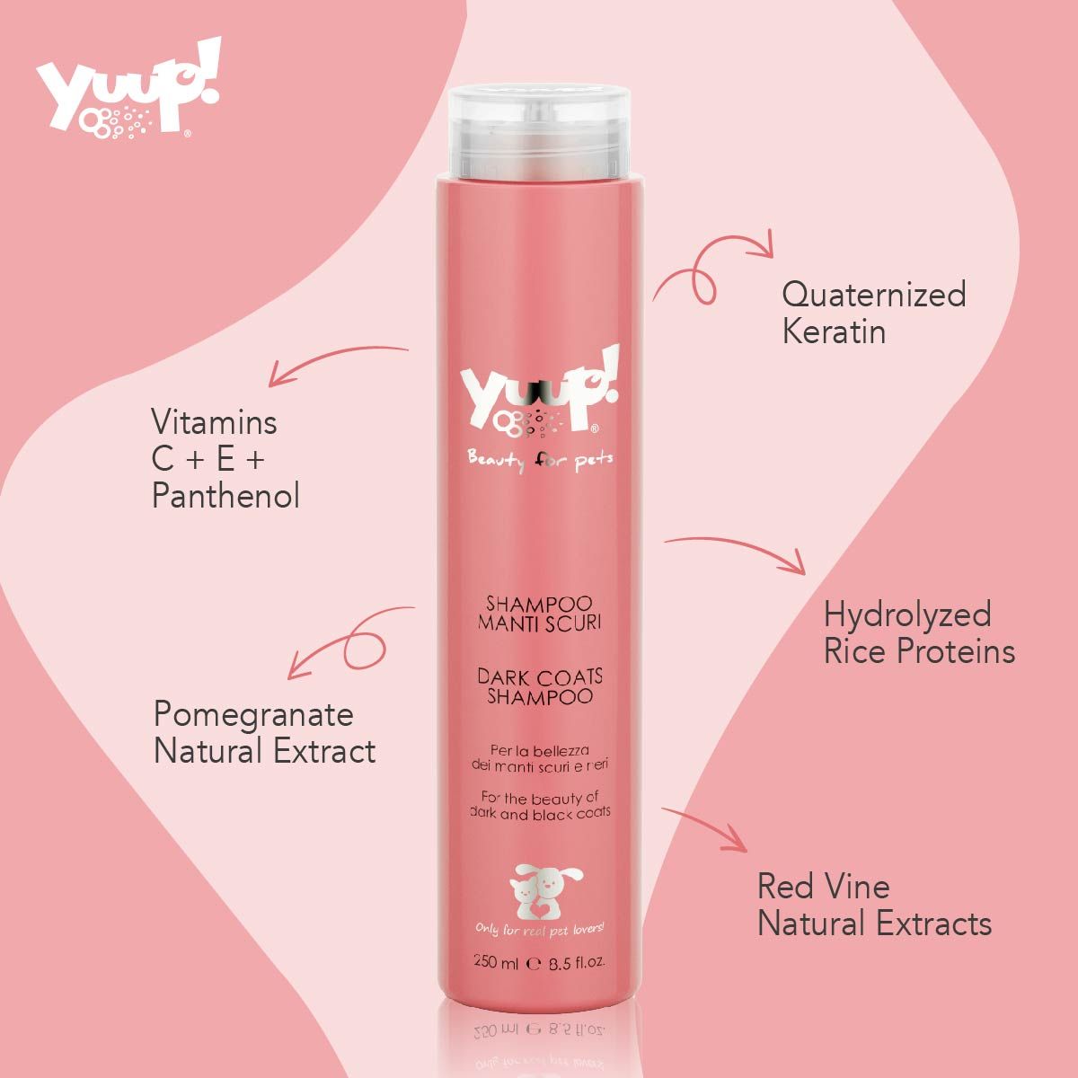 Yuup! Dark Coats Shampoo 250ml