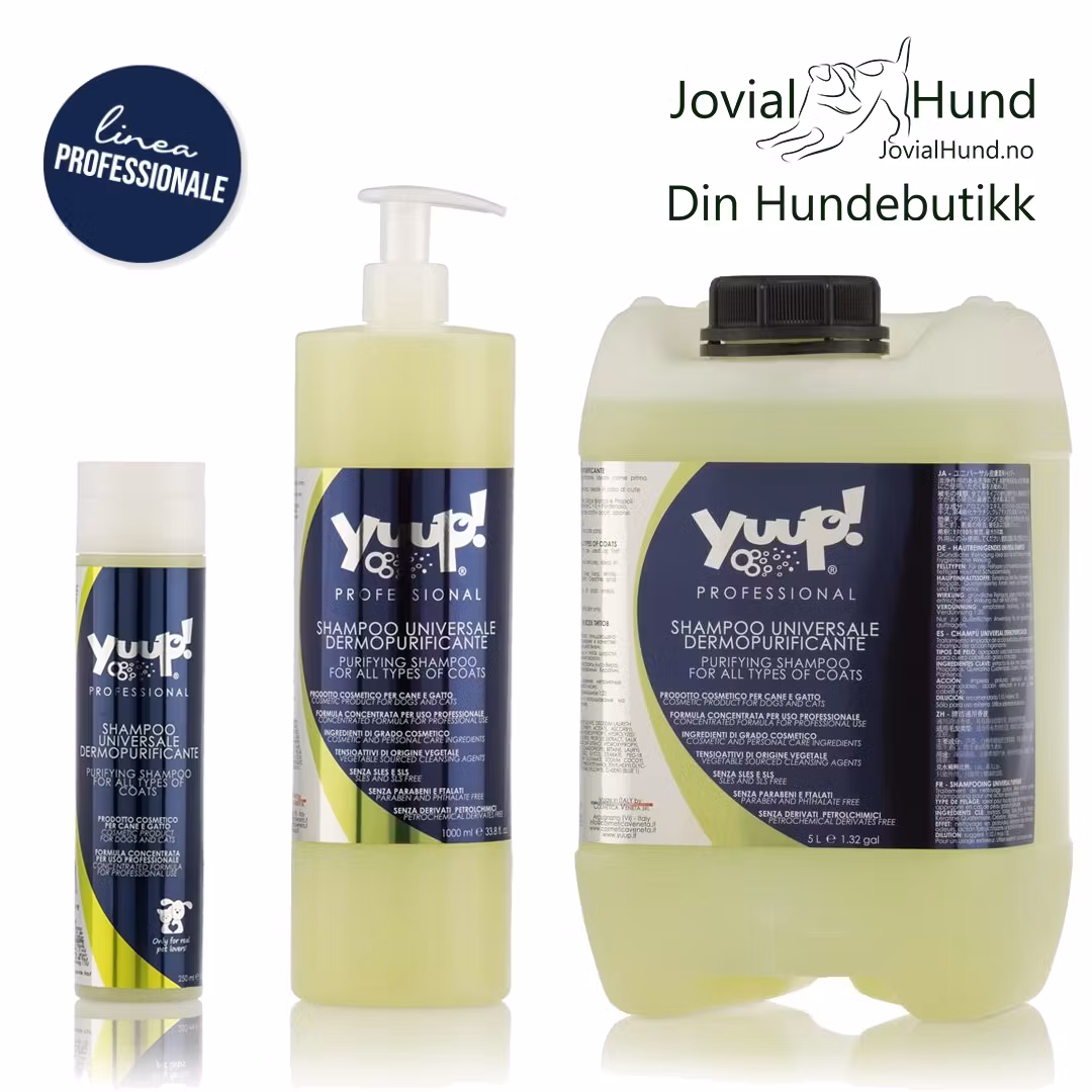 Yuup! Pro Purifying Shampoo for All Types of Coats 0,25L, 1L, 5L