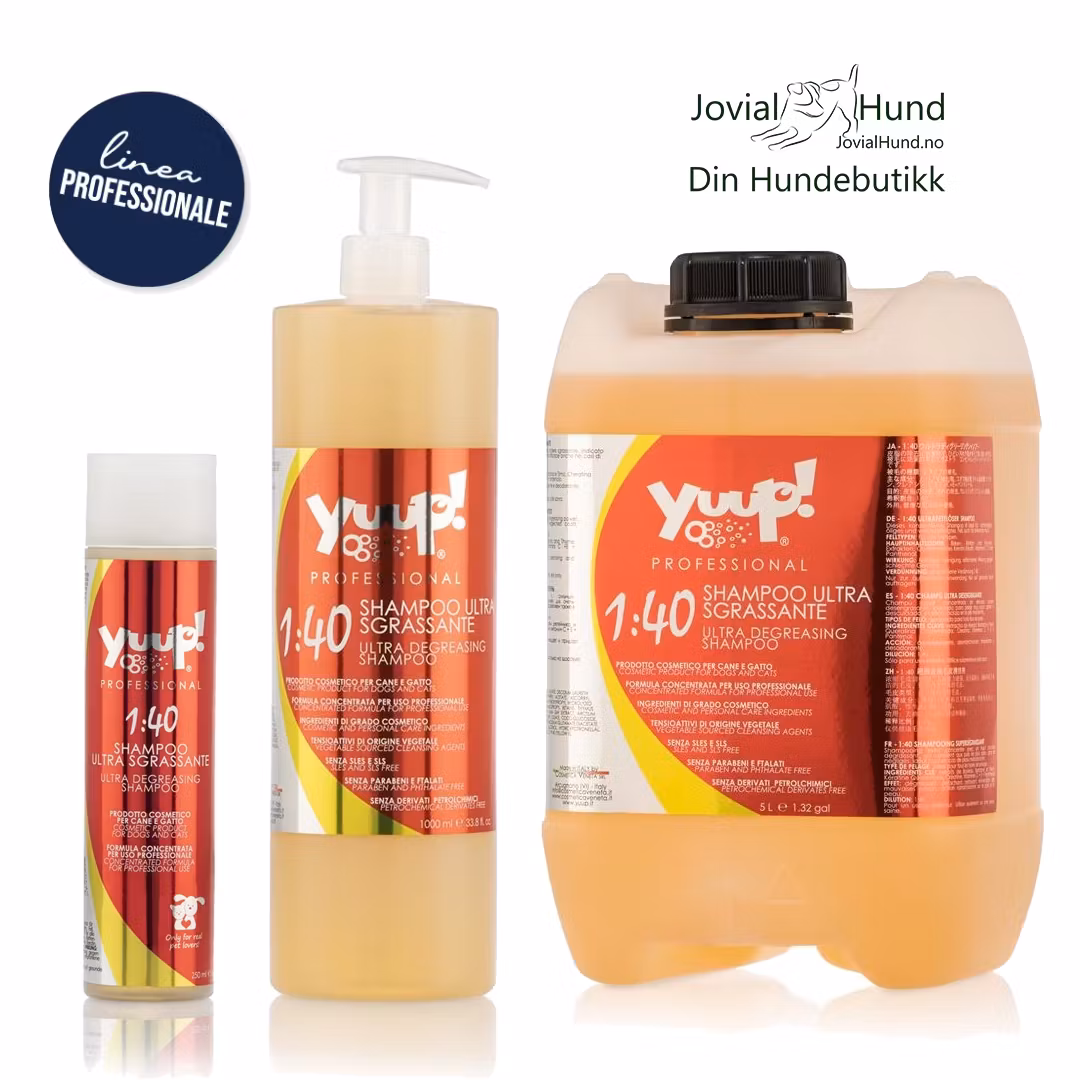 Yuup! Pro 1:40 ultra degreasing shampoo 0,25L, 1L, 5L