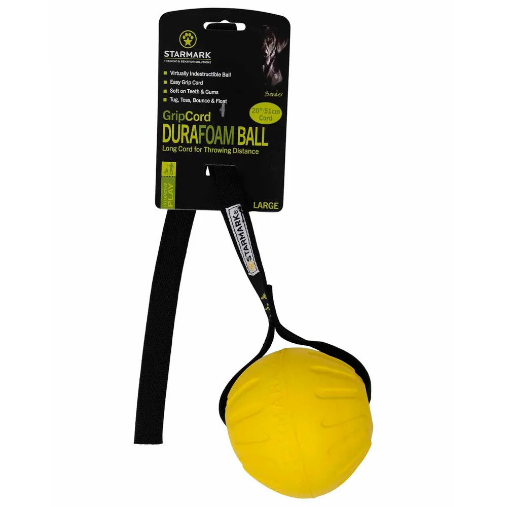 Starmark Gripcord Durafoam Ball Long M/L 9x9x63cm