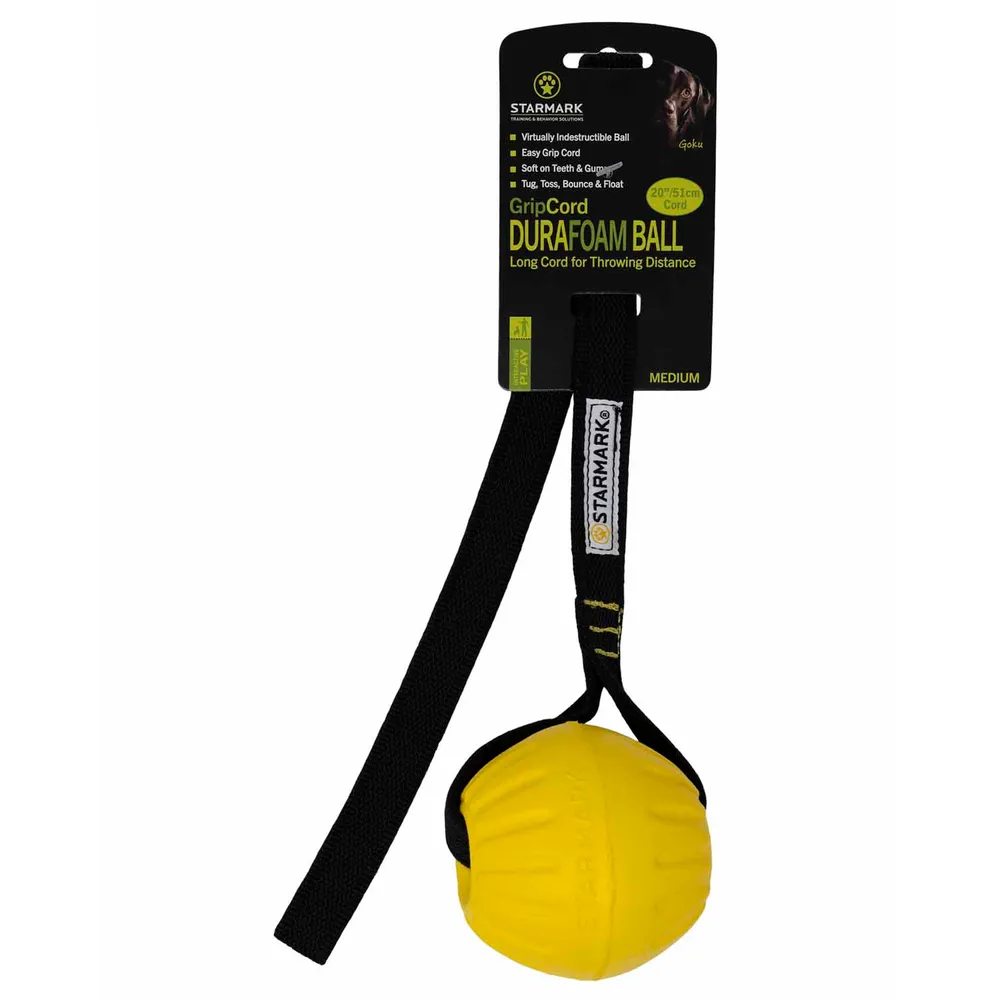 Starmark Gripcord Durafoam Ball Long M 7x7x60cm