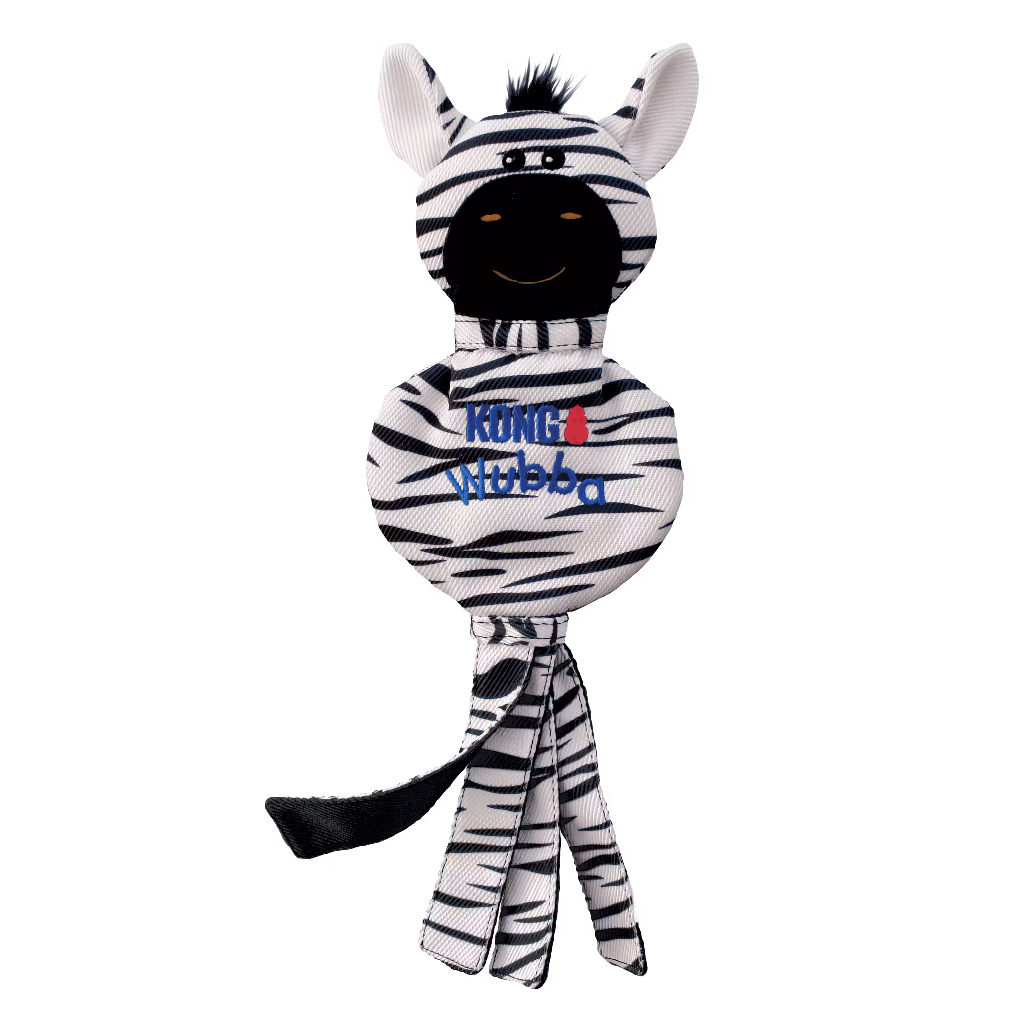 KONG Wubba No Stuff Zebra