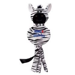 KONG Wubba No Stuff Zebra