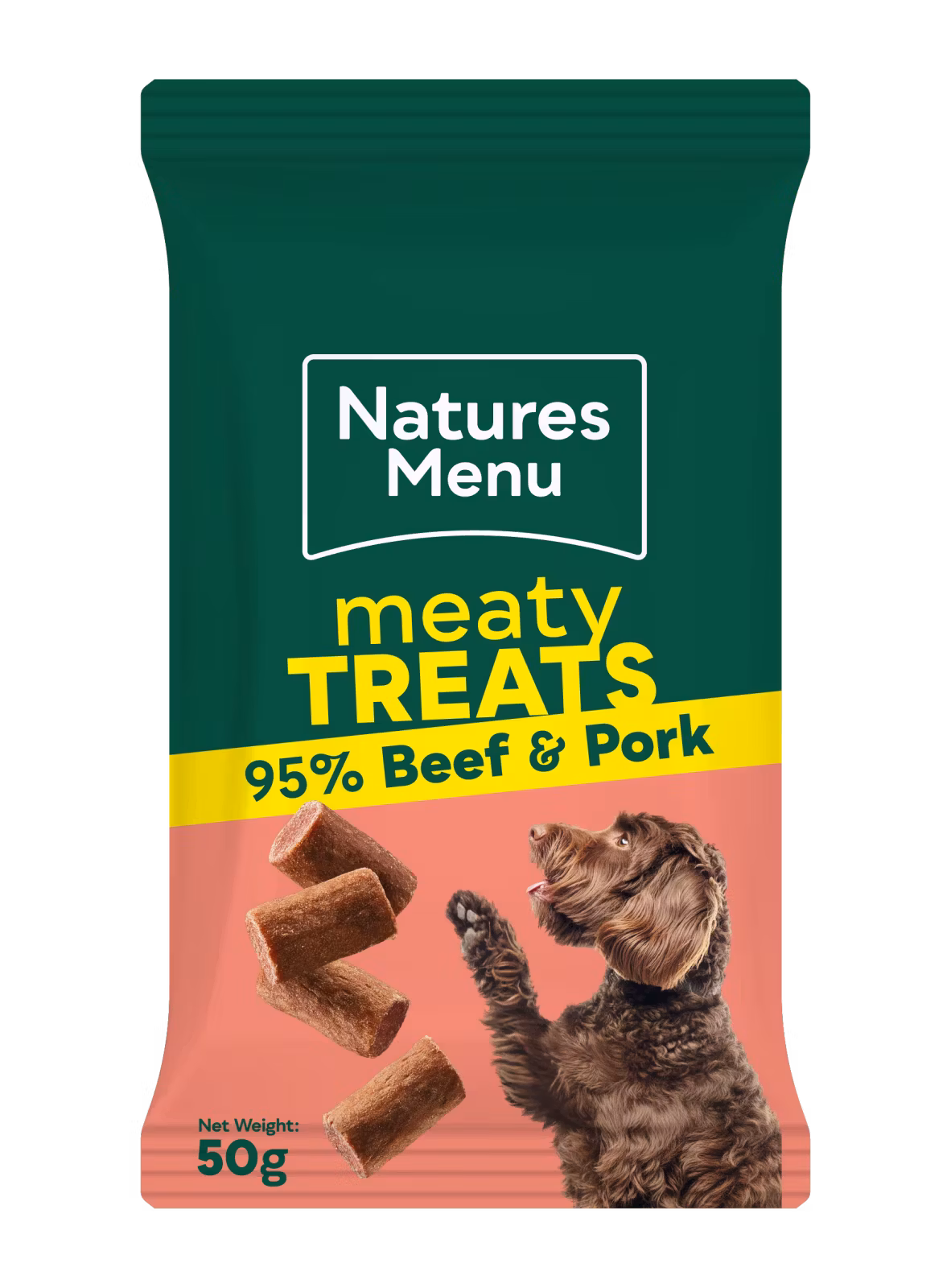 Natures Menu Beef & Pork 50g (tidl: rød) Kjøtt