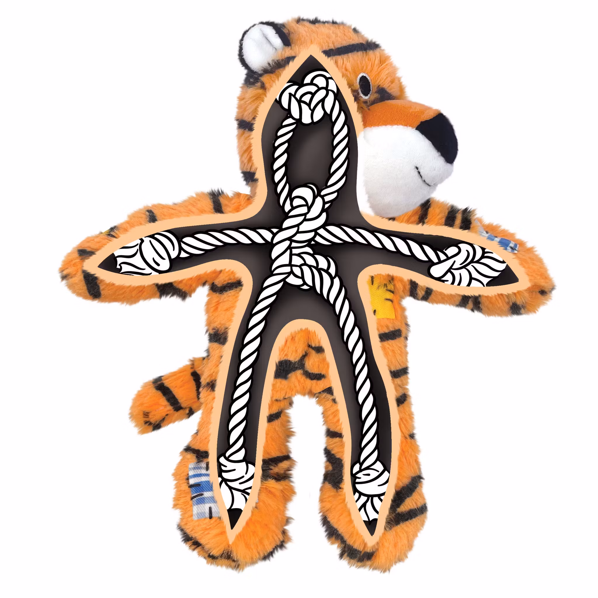 KONG Halloween Wild Knots Skeleton Bear M/L