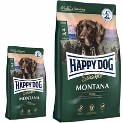 Happy Dog Sensible Montana 4 + 10Kg M/Hest