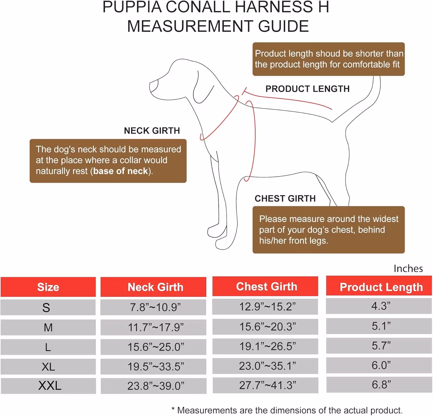 Puppia Conall Dog Harness H Sort/Black