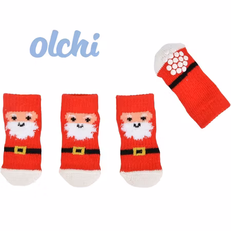Olchi Santa Claus sokker 4 pk