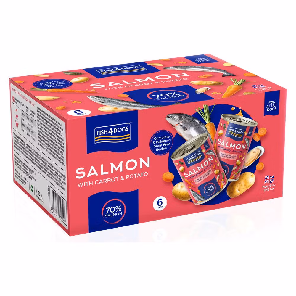 F4D Salmon with Carrot & Potato 395g