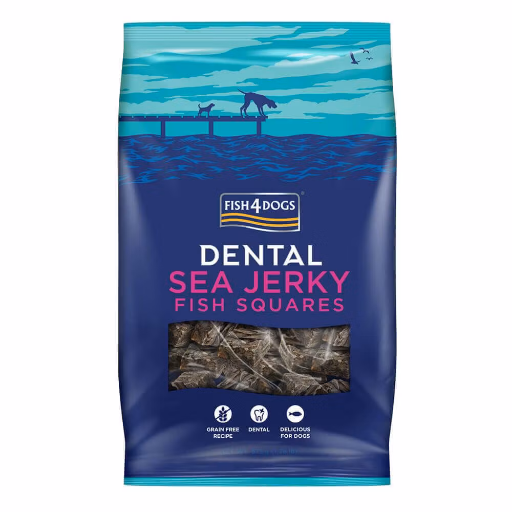 F4D Jerky Fish Squares 115 g