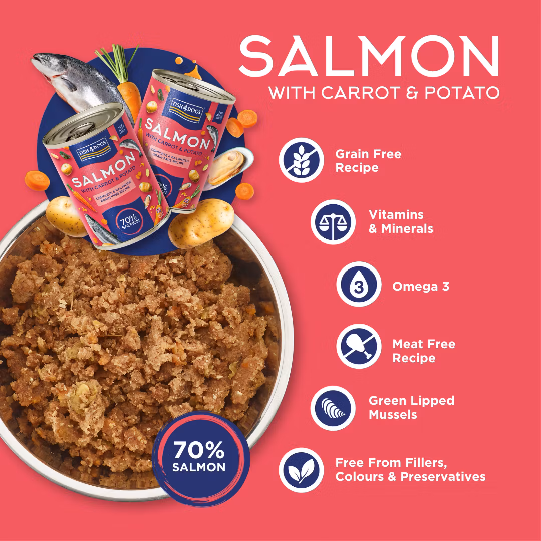 F4D Salmon with Carrot & Potato 395g