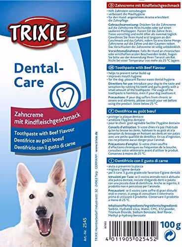 Trixie Tannkrem M/Biff Smak 100g