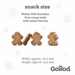 Happy Dog Goood Winter Snack Lam & Vinterbær 100g (Lam) 100g