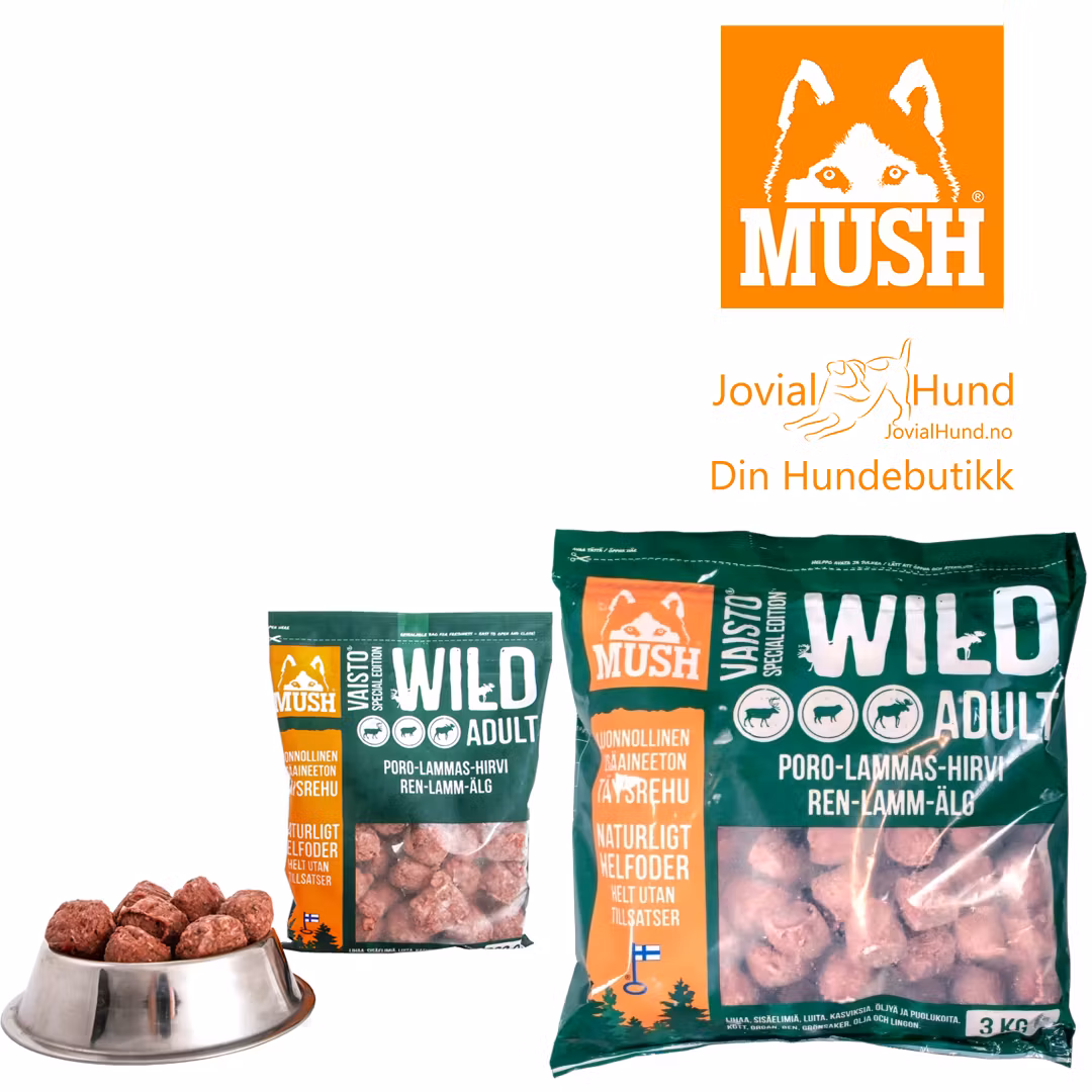 MUSH Vaisto® Wild Reinsdyr-Lam-Elg